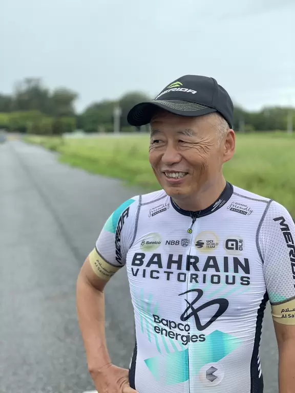 現年62歲的最強阿伯蔡明宜一身好膽，挑戰墨西哥4520公里長征。美利達自行車提供
