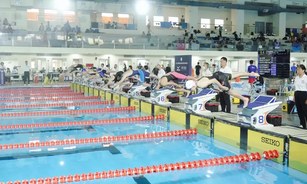 112年全國總統盃暨美津濃游泳錦標賽在臺中登場。台中市運動局提供