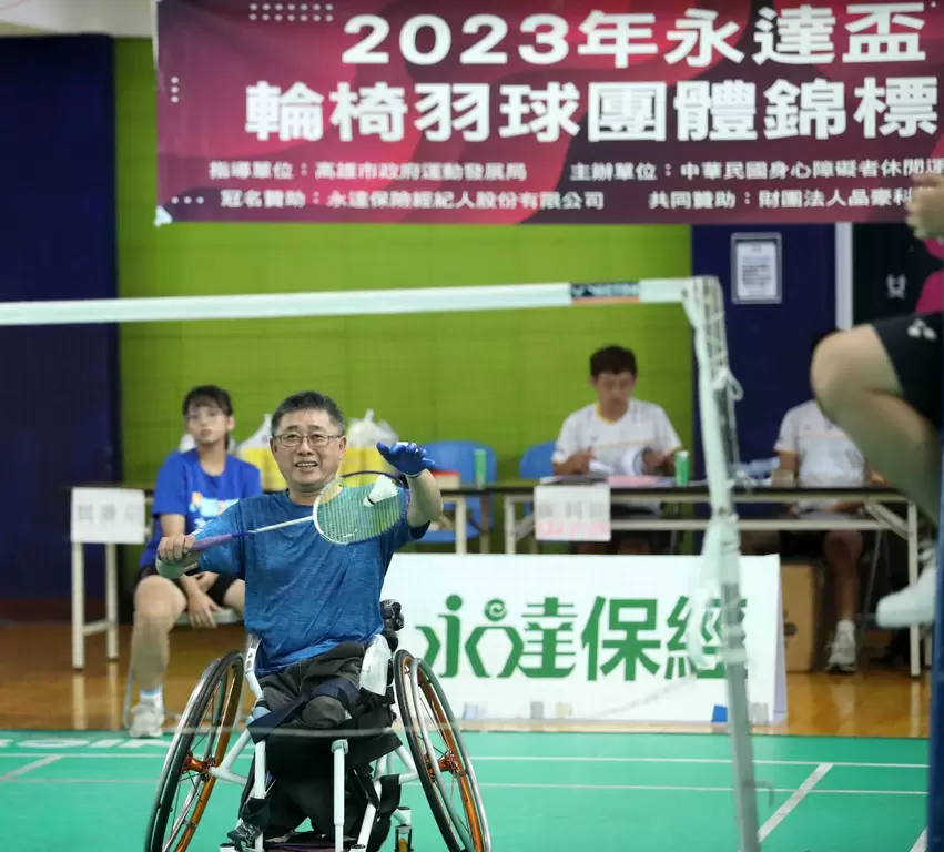 2023年永達盃輪椅網球團體錦標賽期盼未來朝國際賽努力 。大會提供