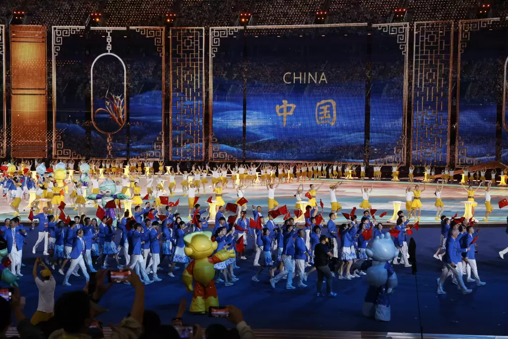 地主中國當獎牌大隊。中華奧會提供