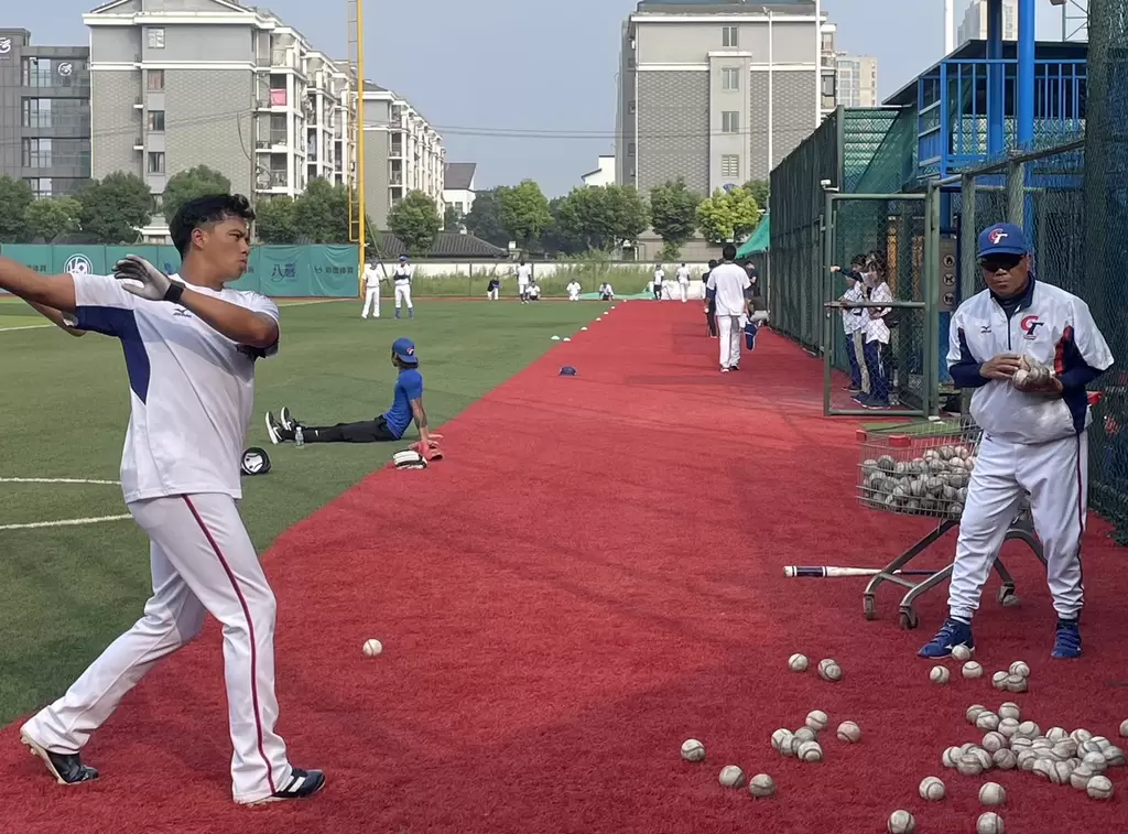 中華亞運棒球隊周三先自辦練習賽。資料照