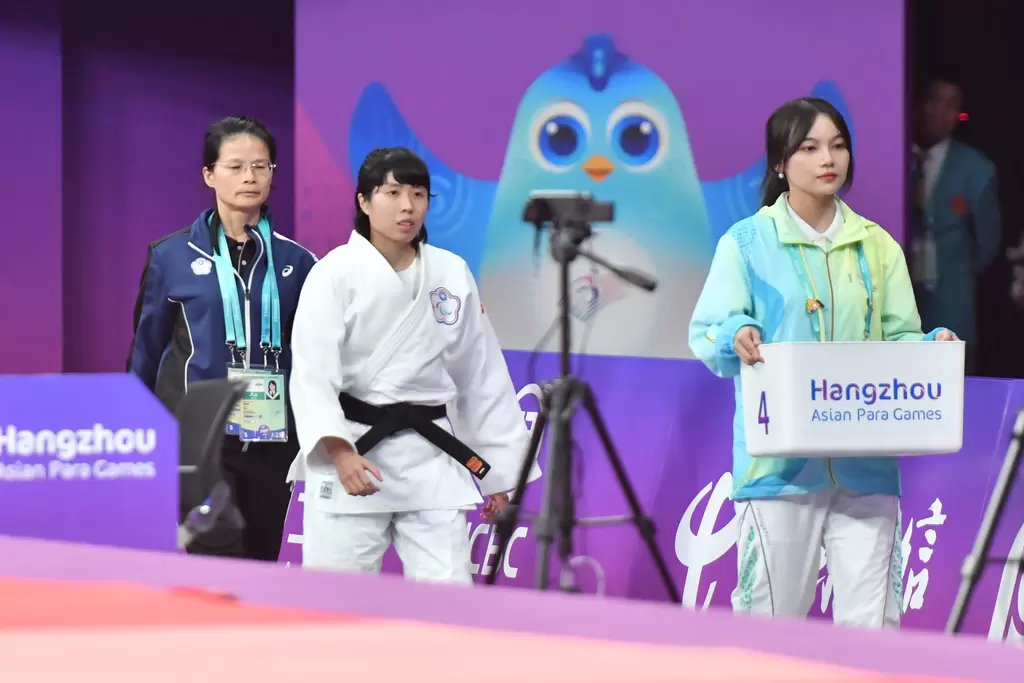 柔道選手李凱琳第四度參與亞帕運。中華奧會提供
