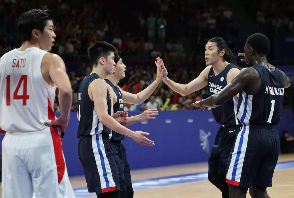 中華男籃在杭州亞運擊敗日本。奧會提供