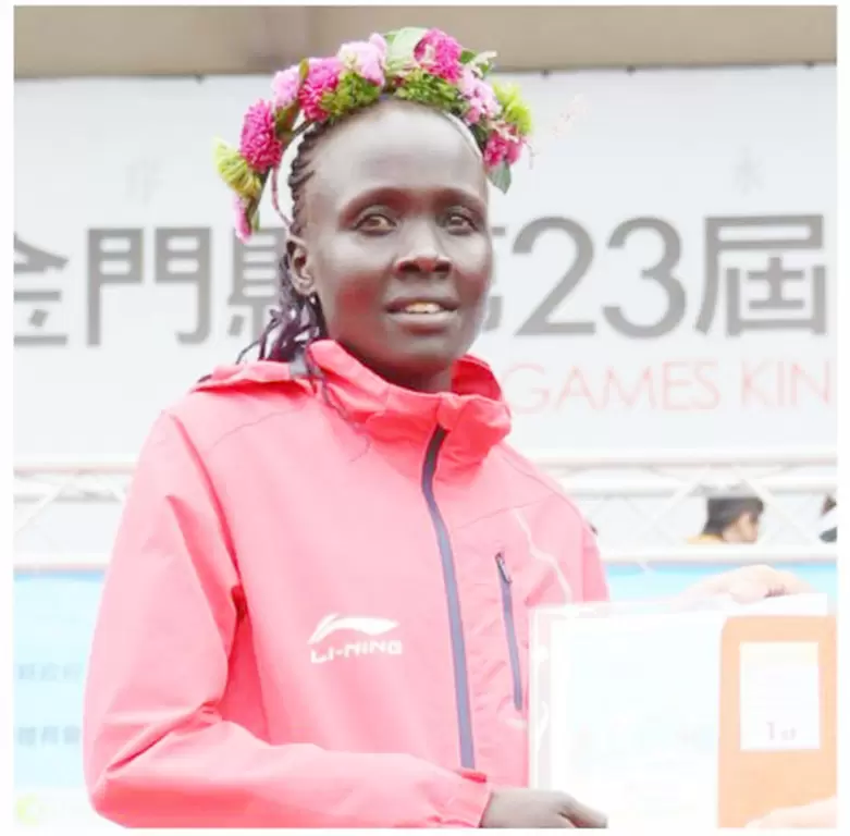 金門馬女子組第一名PRISCILA CHEPATIY KIPRUTO也報名參賽。中華民國路跑協會提供