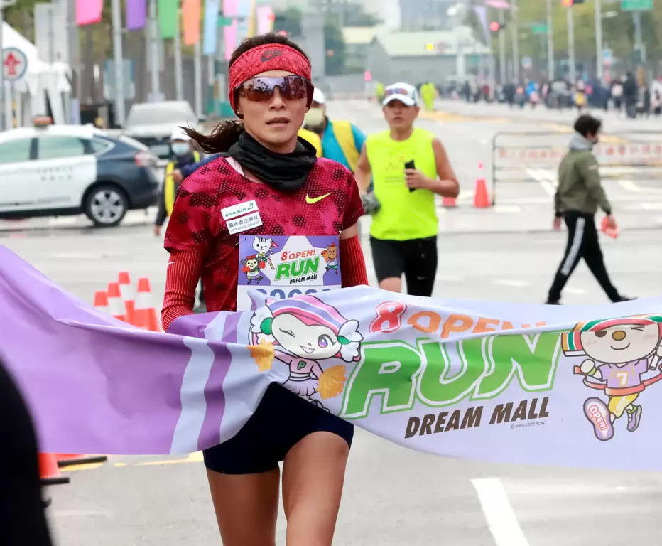  謝千鶴報名女子半程馬拉松組，再度與各路好手同場競技。高雄運發局提供