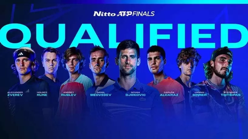 今年ATP年終總決賽8人名單出爐。摘自ATP官網
