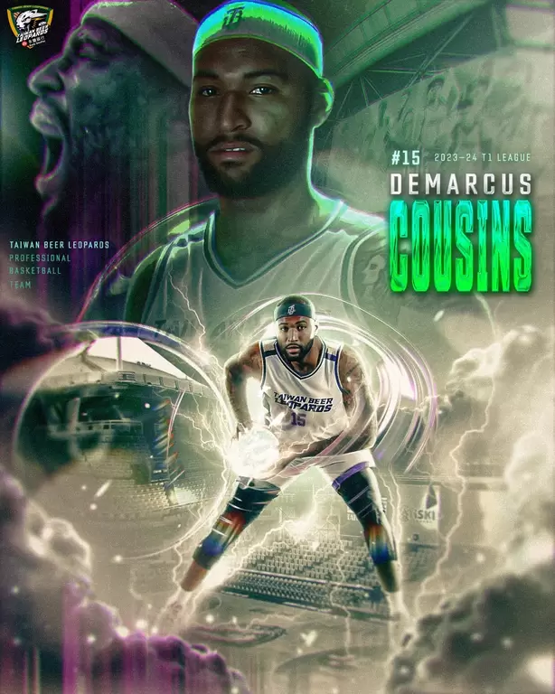 前NBA球星卡森斯(DeMarcus Cousins)正式加盟雲豹。官方提供