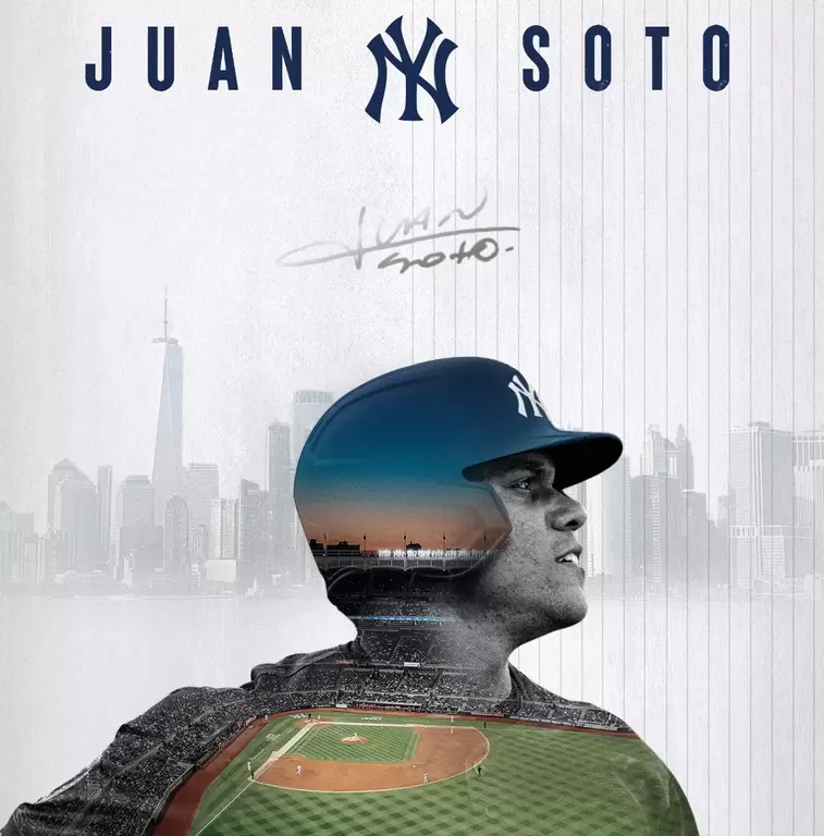 紐約洋基透過交易換來大聯盟超強打者索托（Juan Soto）。摘自洋基推特