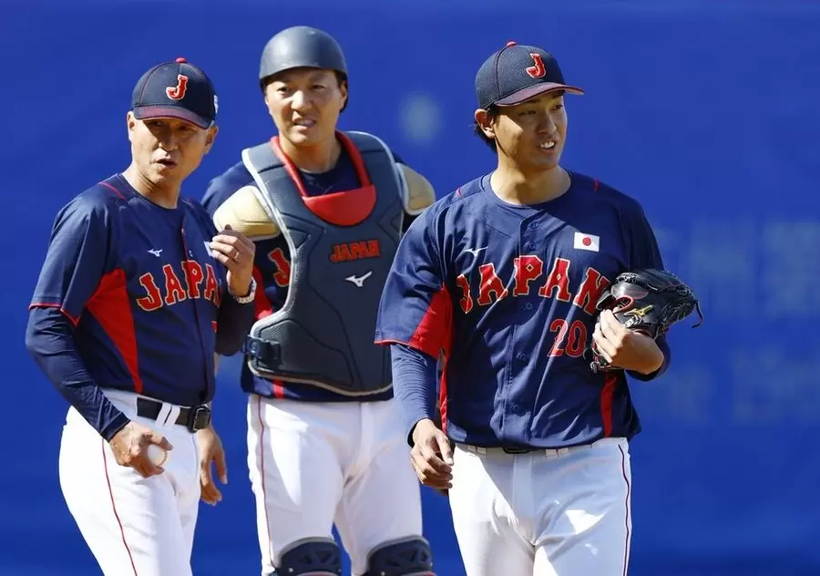 日本隊先發投手嘉陽宗一郎，今年帶領球隊在今年都市野球對抗賽封王並獲選最優秀選手。摘自推特