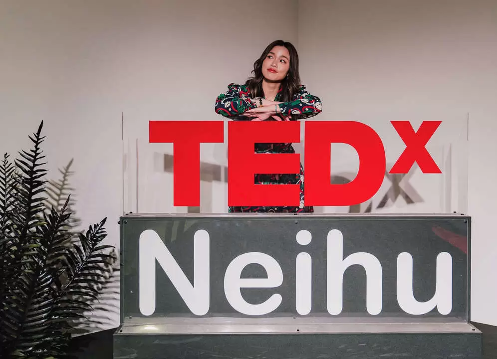 台灣職網女將詹詠然受邀TED X Neihu演講。詹詠然提供
