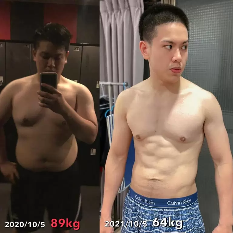 郭韋辰在臉書上展示自己做格鬥訓練後的身材變化。摘自郭韋辰臉書