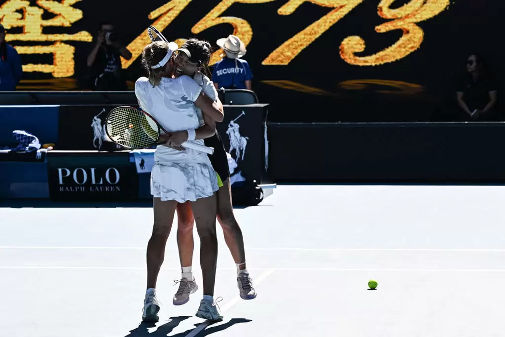 謝淑薇組合打下澳網女雙冠軍。法新社