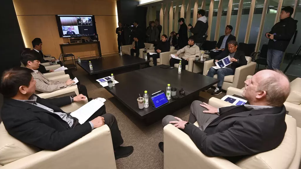 南韓足協委員會召開會議討論克林斯曼的去留。法新社