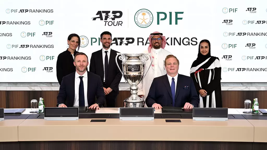 ATP和PIF簽下戰略合作。摘自PIF推特