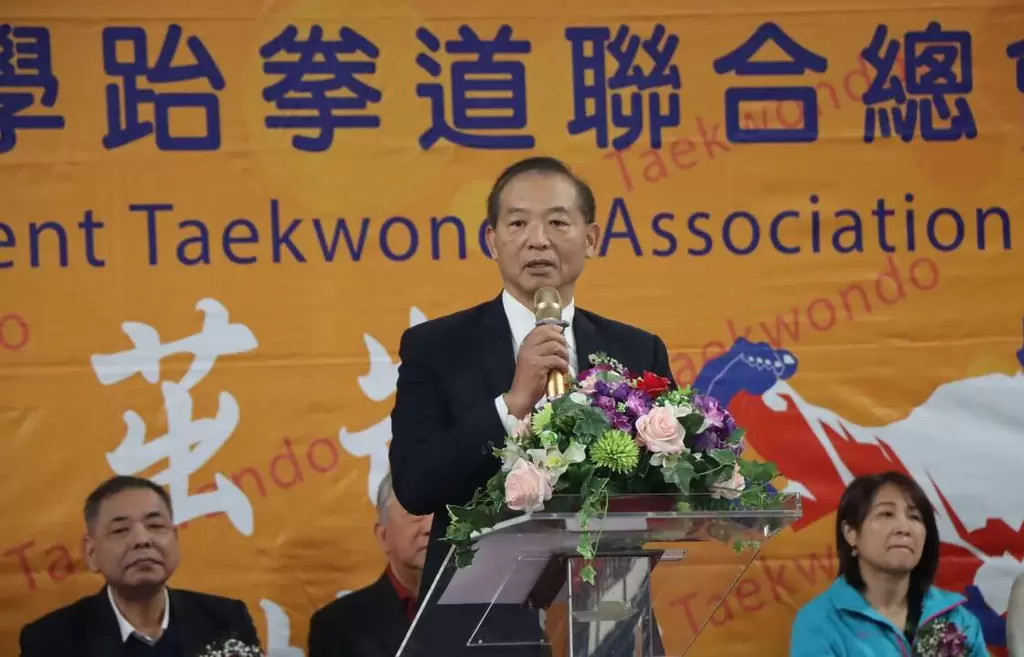 中華中小學跆拳道聯合總會長林德昭去年曾遭遇生命危險。大會提供