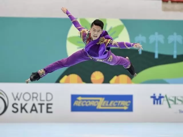 台灣花式滑輪王子陳毅帆將在臺北國際花式滑輪溜冰公開賽出場。大會提供