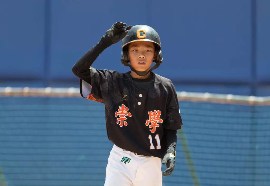 林楷晏選到2次四壞球保送。台灣世界少棒聯盟提供