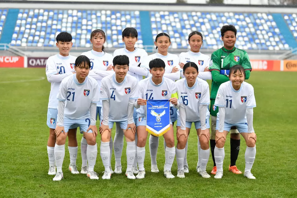 台灣U20女足隊。足協提供