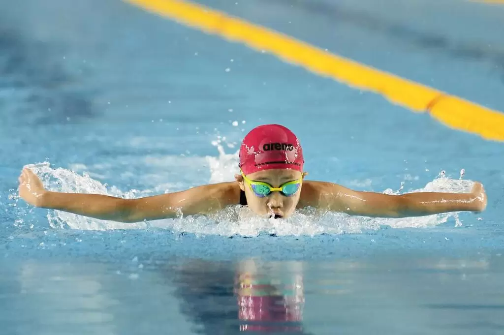 10歲小將林歆諾獲6金。中華民國游泳協會提供