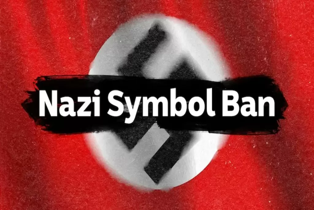納粹符號是歐洲一大禁忌。摘自推特