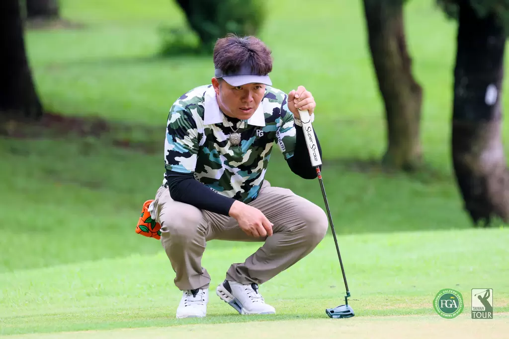 第一回合李卓全以68桿-4暫並列第四。Tpga／林聖凱攝影