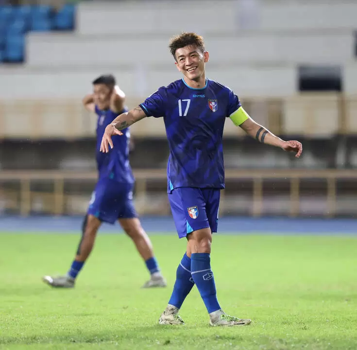「台灣隊長」陳柏良踢了78分鐘結束世界盃資格賽最後一戰。資料照片