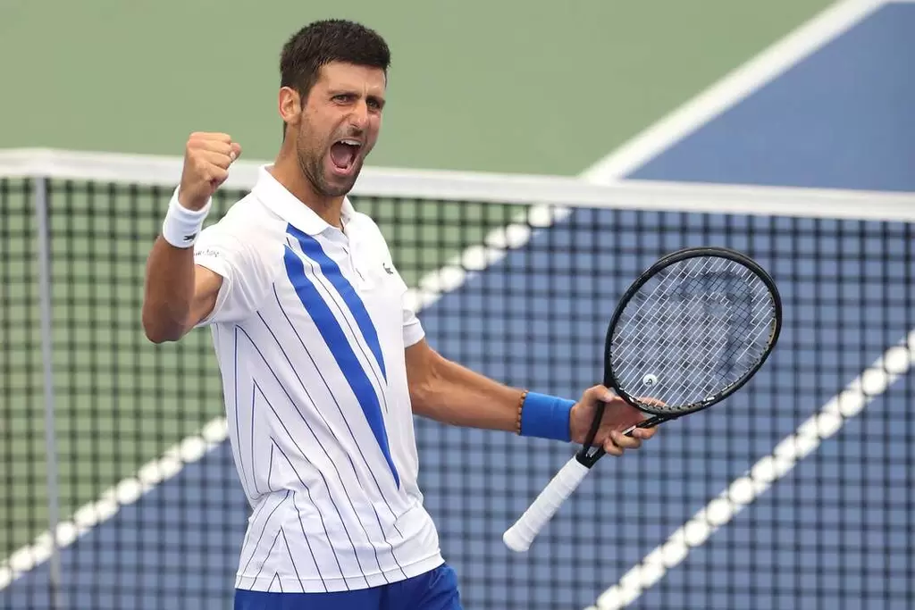 喬科維奇（Novak Djokovic，塞爾維亞）追逐首面奧運金牌。法新社