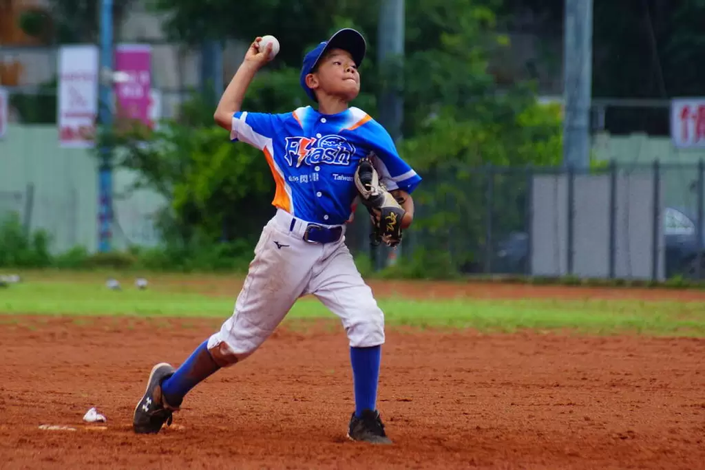 藍色閃電藍陳皇碩完封勝獲選最佳精神獎。台灣世界少棒聯盟提供