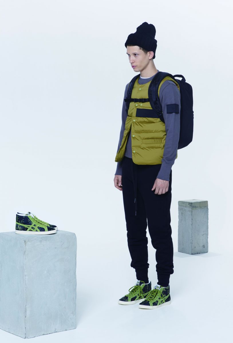 Andrea Pompilio x Onitsuka Tiger聯名鞋款運用迷彩視覺，創造運動時尚新風貌。