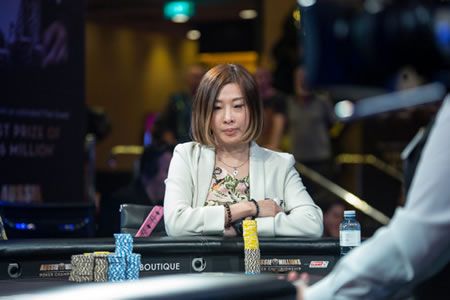 台灣職業撲克第一女選手郭慧貞。（PokerStars提供）