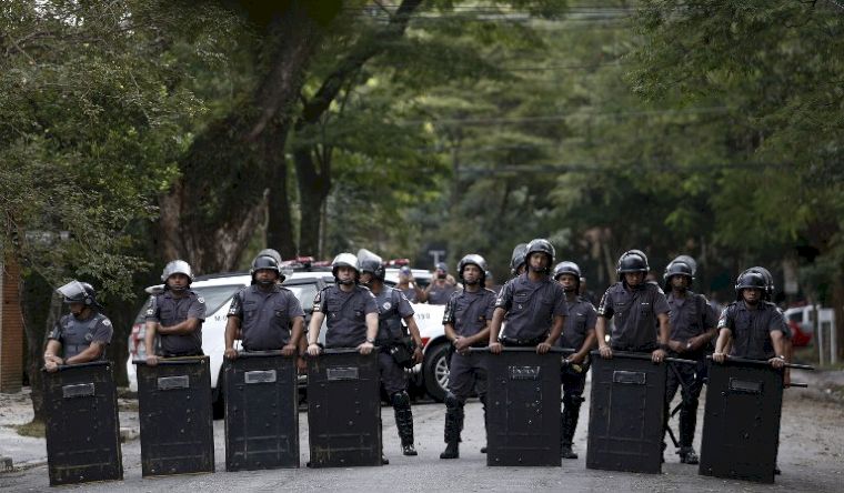 巴西政府加強保全。(AFP)