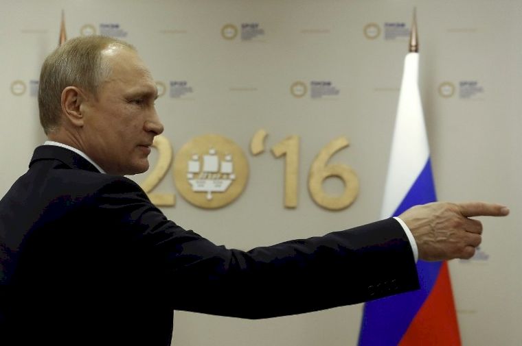 俄羅斯總統普亭不滿意IAAF作法，但難改變禁賽令。(AFP)