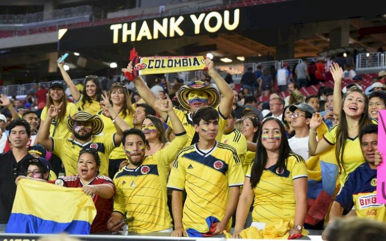 哥倫比亞贏得季軍。(AFP)