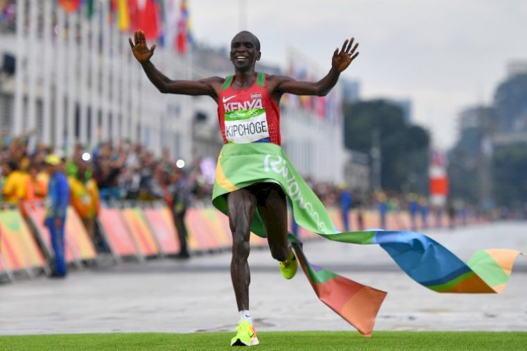 里約奧運田徑最後一金，由肯亞好手奪下男子馬拉松金牌。法新社