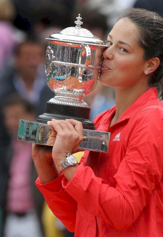 伊凡諾薇琪曾奪下2008年法網冠軍。法新社
