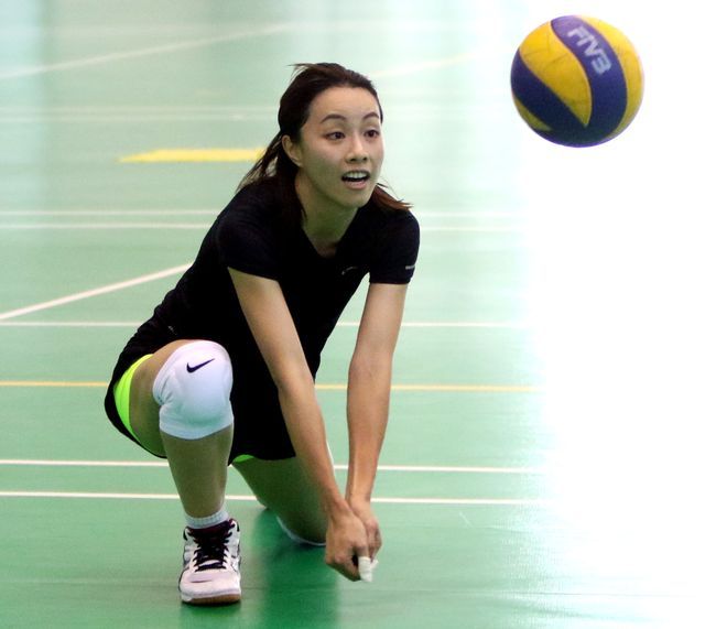 香港Loey女排隊隊長鄧麗欣球技頗為紮實。（中華排球協會提供）
