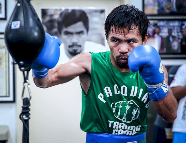 菲律賓拳王帕奎奧，選上參議員，11月仍要復出比賽。翻攝自帕奎奧臉書粉絲頁
