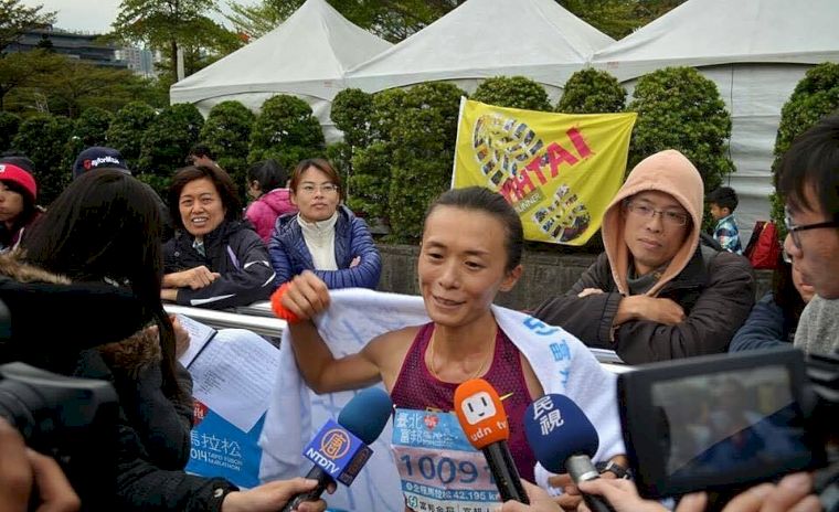 除締造初馬最快，謝千鶴也在2014年贏過國內女子第一。圖/謝千鶴提供