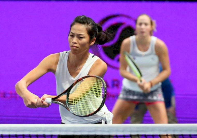 謝淑薇打下近三年首個WTA雙打冠軍。摘自官網