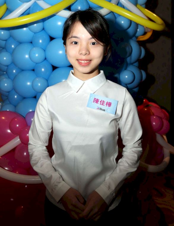陳佳樺以2016年「青少年世界盃」冠軍頭銜，首度取得安麗盃會內賽資格。林嘉欣／攝影。