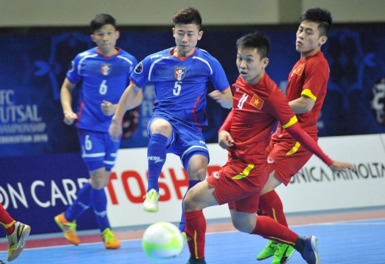 中華男足主力紀聖珐(5號)腳傷，五人制亞洲盃未來將缺陣。