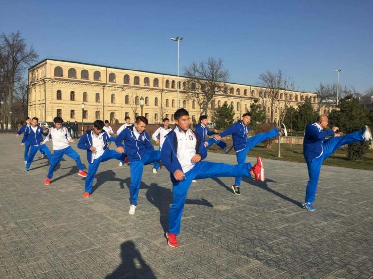 中華隊抵達烏茲別克，備戰亞洲盃五人制決賽。圖/中華足協提供
