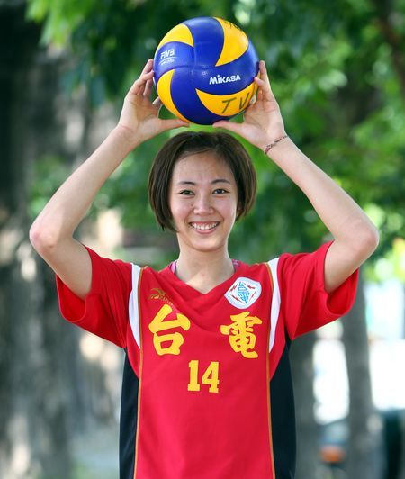 台電公司王欣婷是TVL得分后。中華民國排球協會／提供。