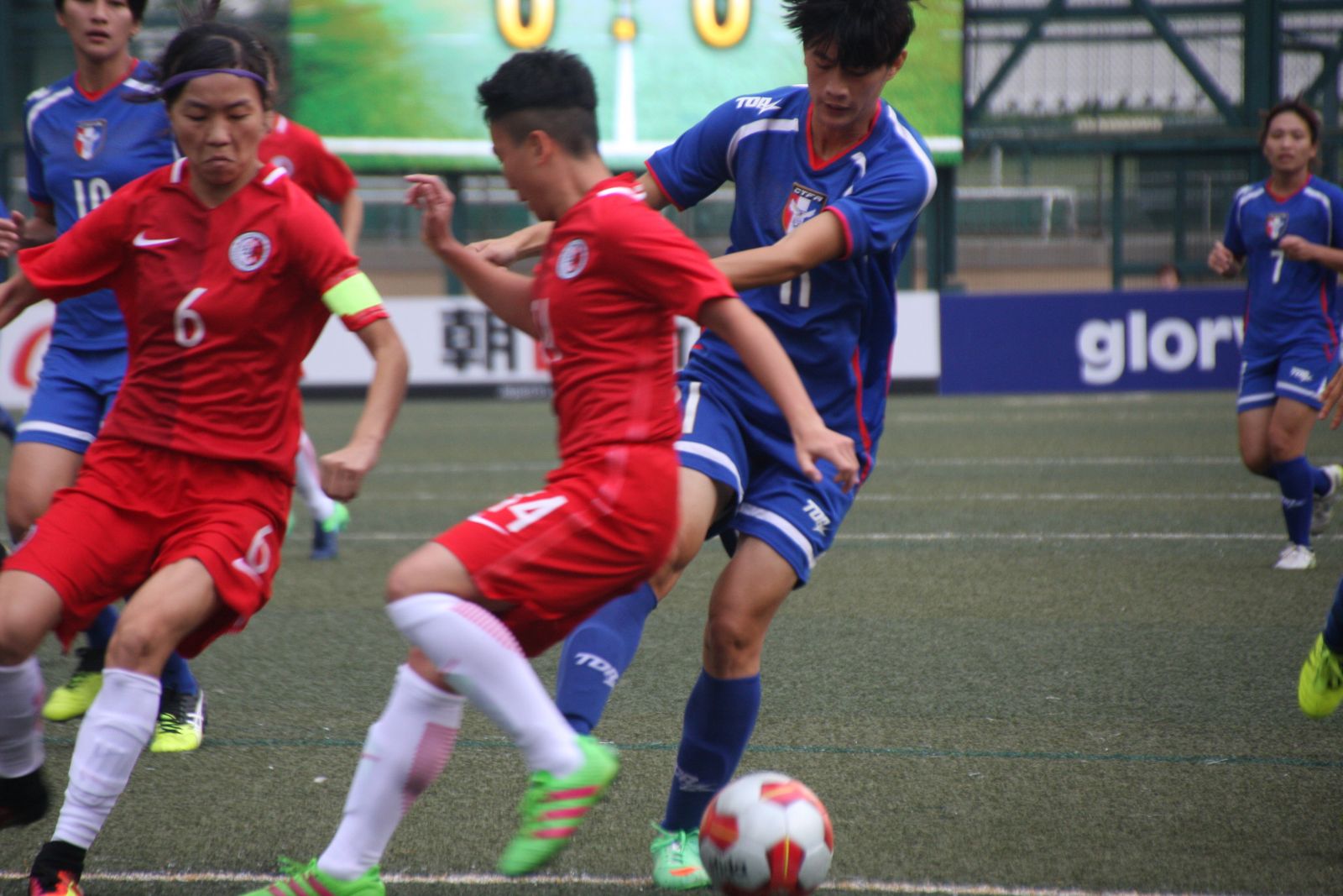 中華女足賴麗琴有兩次助攻，中華民國足球協會提供