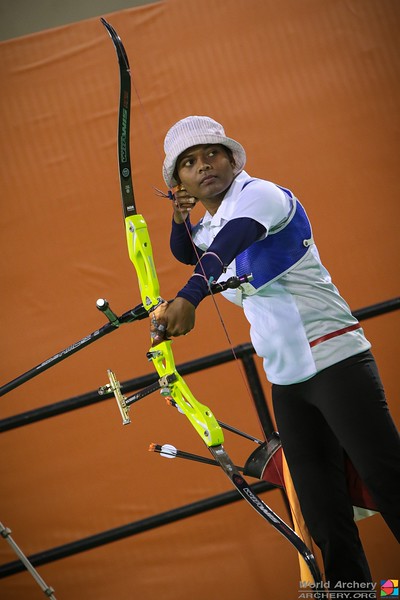 Laxmi Rani Majh代表印度征戰里約奧運。圖/翻攝自國際射箭總會