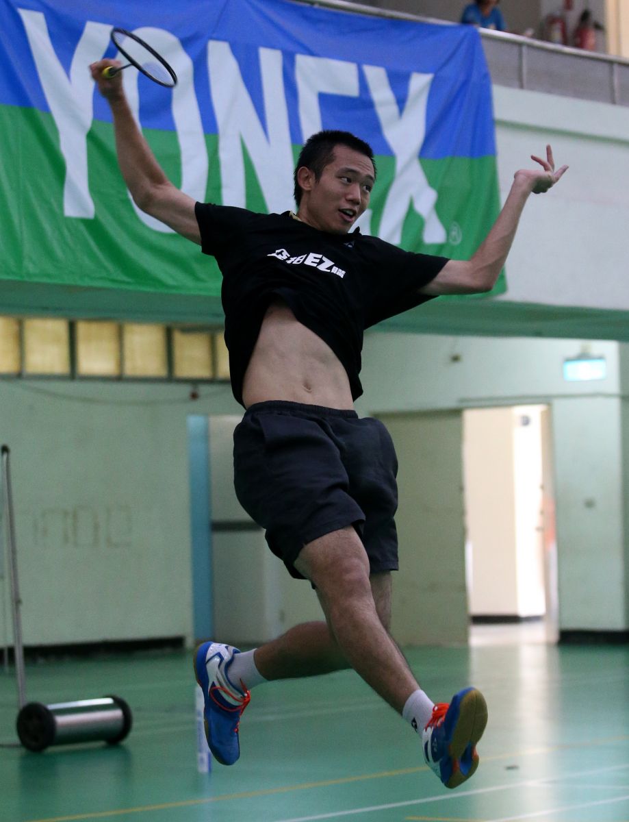 繼王子維2013年獲銅後，台灣小將呂家弘晉級亞青U19羽賽男單四強之林（李天助／攝）