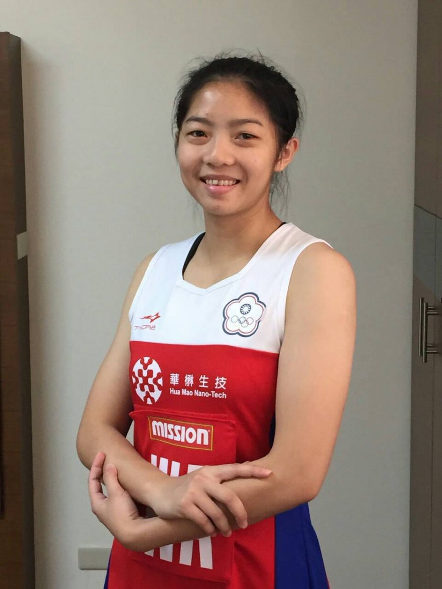 張宇涵第2次入選中華籃網球隊。
