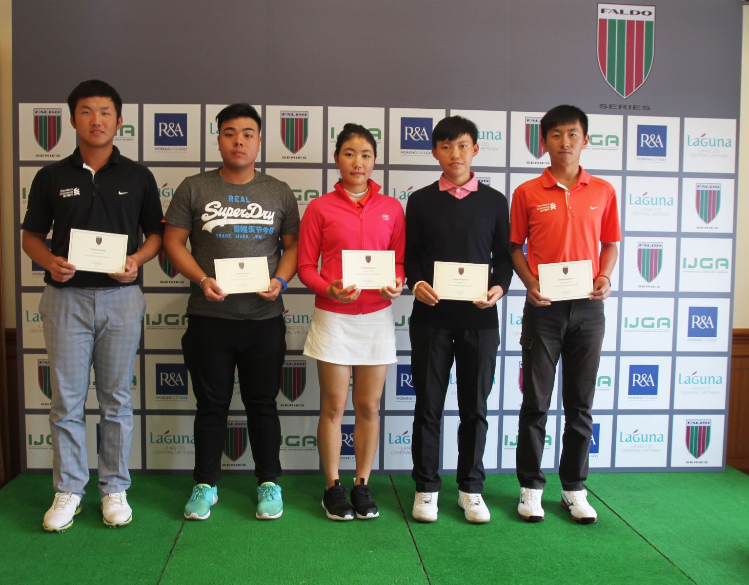 年輕小將取得亞洲區總決賽資格。圖/中華民國高爾夫協會提供